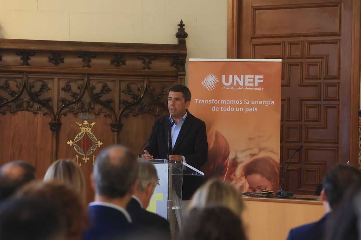Carlos Mazón: “La Comunidad Valenciana quiere liderar la transición energética con la fotovoltaica como protagonista”
