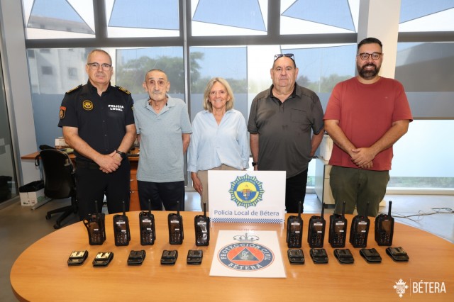 Bétera adquiere 10 emisoras TETRA destinadas a Protección Civil para optimizar la coordinación en emergencias