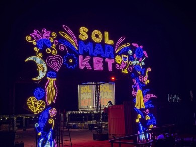El antiguo Playa Park de La Manga (el del pitufo) vuelve a llenarse de vida en agosto con el festival gastronómico y de ocio Solmarket