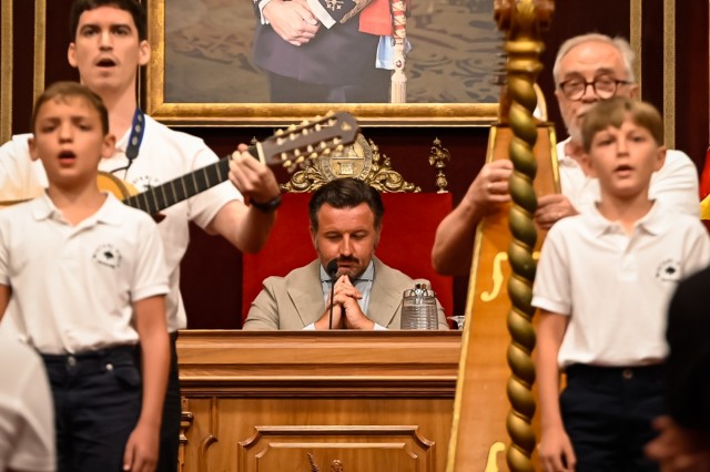 Los niños de la Escolania del Misteri d'Elx ponen a prueba sus voces blancas en la Prova de Veus