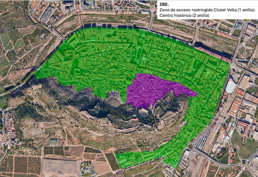 La Zona de Bajas Emisiones comenzará a aplicarse en Sagunto a partir de septiembre