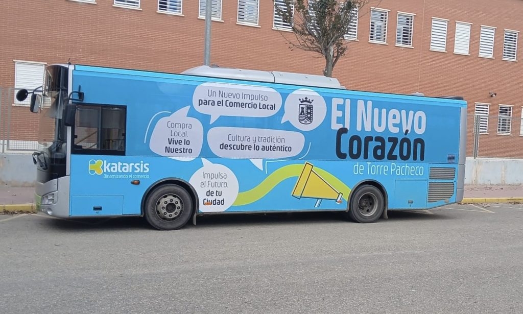Torre Pacheco lanza el contrato del transporte público: las paradas de bus informarán en tiempo real de la hora de llegada