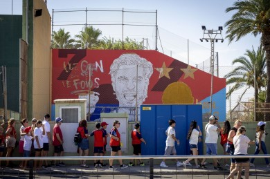 El homenaje a Ferran Torres en Foios, en imágenes