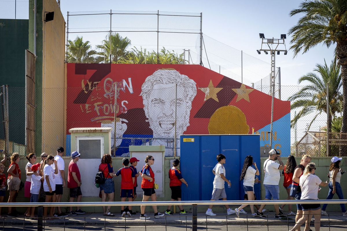 El homenaje a Ferran Torres en Foios, en imágenes