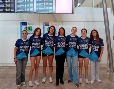 Chicas del Molina Basket y el Marme San Javier participan en un campus en Belfast