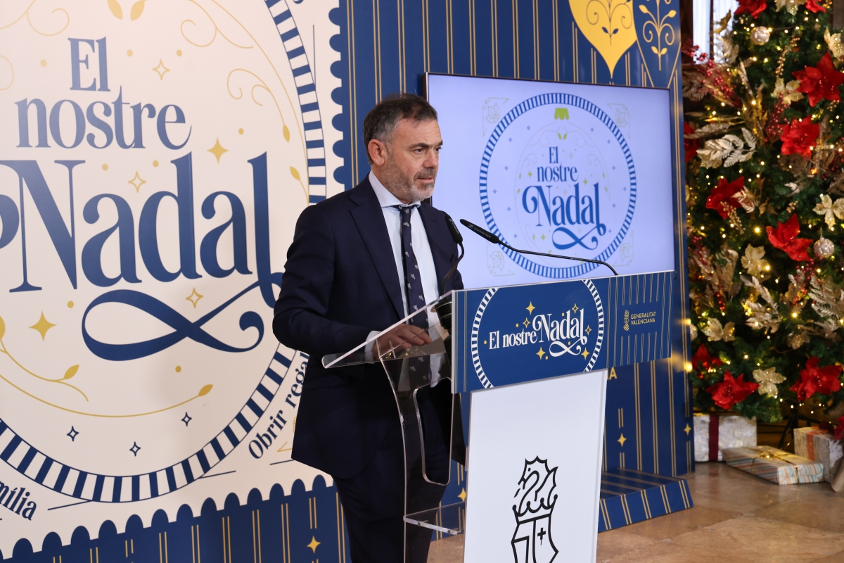 Presentación de la campaña El Nostre Nadal. - Foto: GVA Presentación de la campaña El Nostre Nadal.