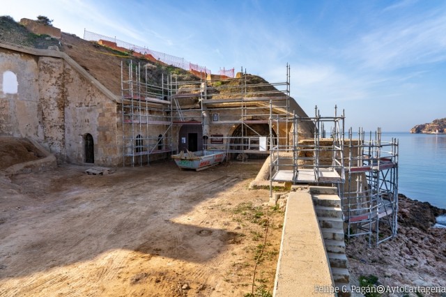 La Batería de San Leandro de Cartagena resucita 130 años después: restaurada y a las puertas de una nueva vida