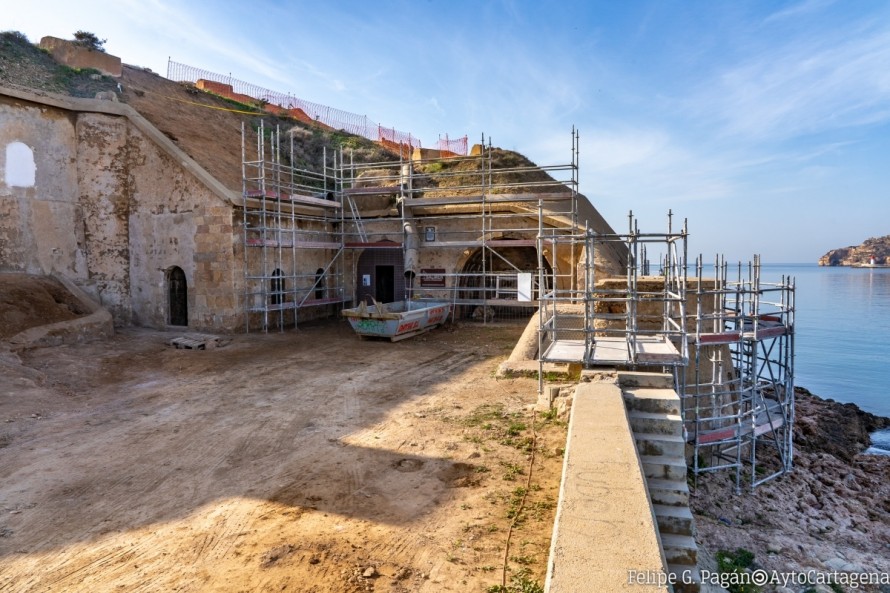 La Batería de San Leandro de Cartagena resucita 130 años después: restaurada y a las puertas de una nueva vida