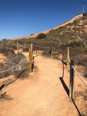 Finalizados los trabajos de reparación del sendero peatonal de la microrreserva de La Glea