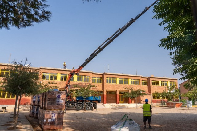 Cartagena moderniza las pistas deportivas de sus colegios y prevé completar el plan en 2027