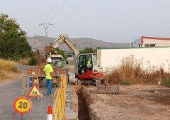 La Diputación inicia las obras para reconstruir el alcantarillado dañado por la Dana en Pedralba