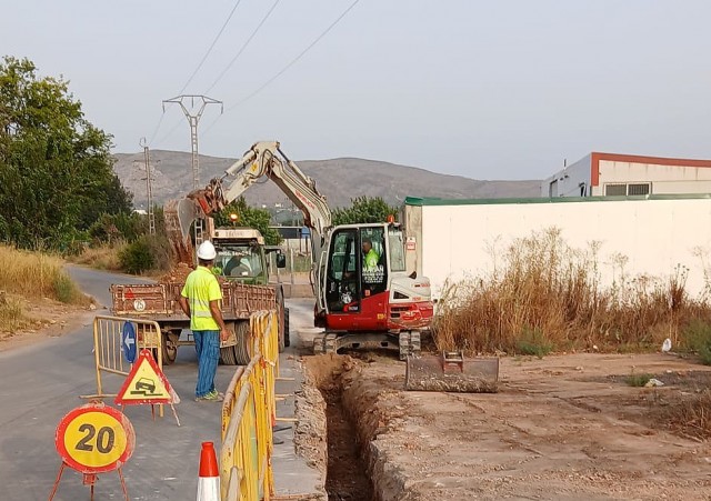 La Diputación inicia las obras para reconstruir el alcantarillado dañado por la Dana en Pedralba