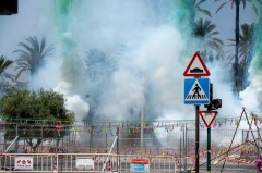 El Racó Elche Plaza y la mascletà del 12 de agosto, en imágenes