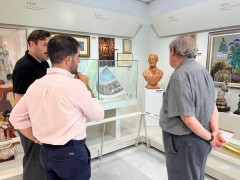 El modelado original del busto de Eduardo Rosales llega al Museo de la Ciudad de Murcia