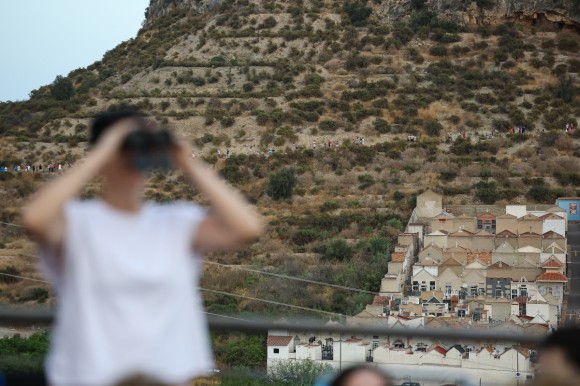 Las históricas imágenes del eclipse en Murcia