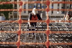 La producción del sector de la construcción cae un 8,5% en junio y suma seis meses de retrocesos
