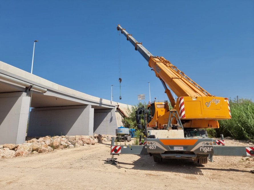 Riba-roja restablece la conducción definitiva de agua potable con la zona norte dañada por la Dana