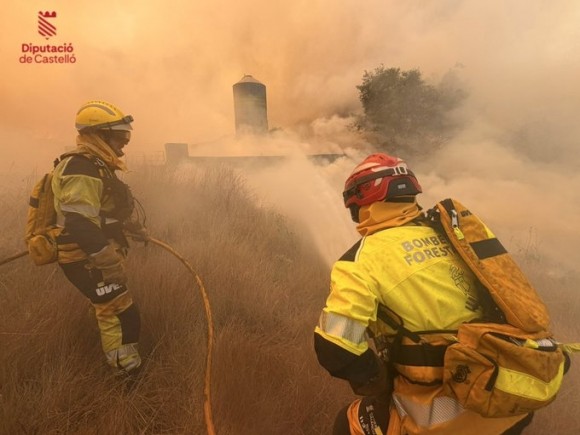 La Unió pide ampliar las ayudas por los incendios de la Serra d'Espadà a Tírig y otras poblaciones afectadas