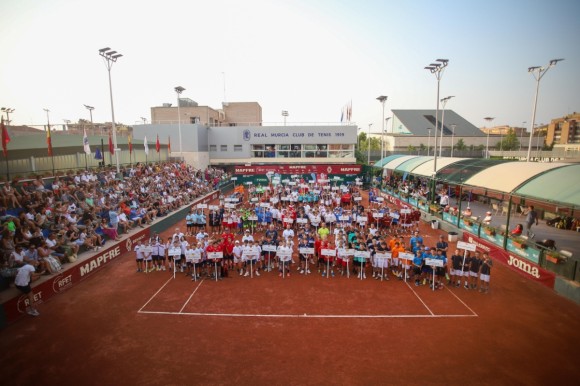 El Nacional alevín reúne a más de 300 tenistas en el Real Murcia CT 1919 y el Barnés