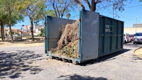 Murcia recicla casi 150 toneladas de poda agrícola en la primera mitad del año