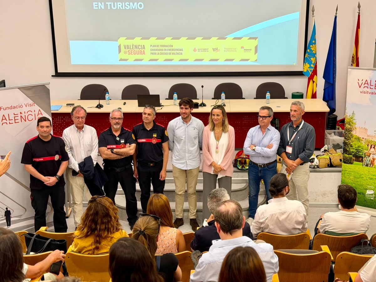 Formación del sector turístico. - Foto: AYUNTAMIENTO DE VALÈNCIA Formación del sector turístico.
