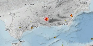 Un terremoto de magnitud 5 con epicentro en Alhendín sacude Granada durante la madrugada
