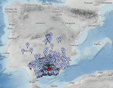 El terremoto de Granada también se sintió fuera de Andalucía: Extremadura, Madrid, Murcia y C-LM temblaron