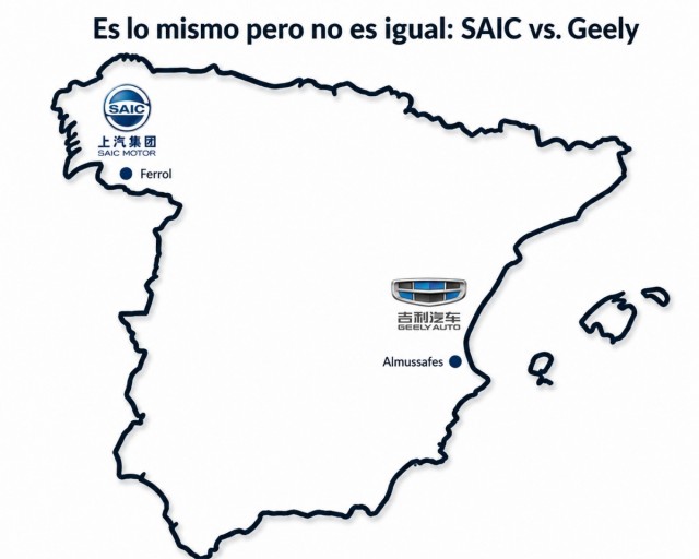 Es lo mismo, pero no es igual: SAIC vs. Geely