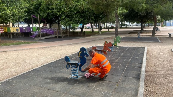 Vila-real invertirá 224.903 € en la renovación de parques y estudia crear una zona de juegos acuática