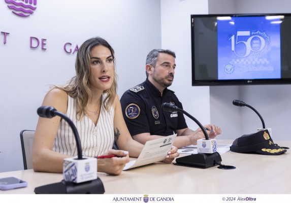 Gandia finalitza el mes de juny amb 208 intervencions per garantir la convivència ciutadana