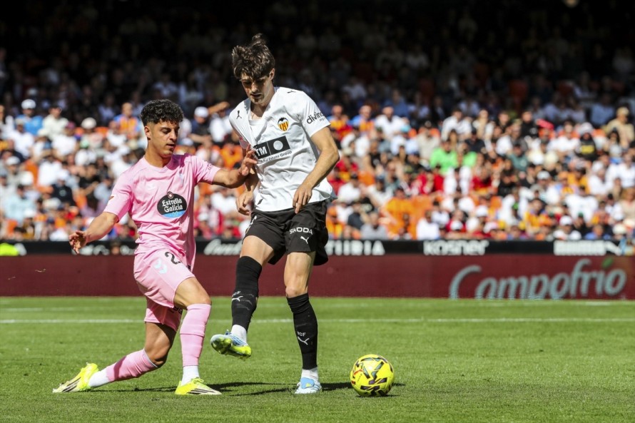 El Valencia cayó 2-3 en la última visita del Celta a Mestalla tras nueve sin perder