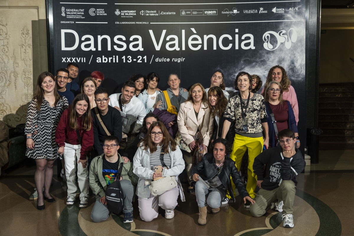 Participantes de un taller de Dansa València 2024. Fundacion Levante