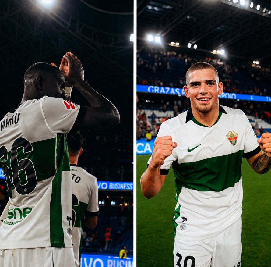 Padilla  y Umaru, dos caminos hasta debutar en LaLiga EA Sports con el Elche CF