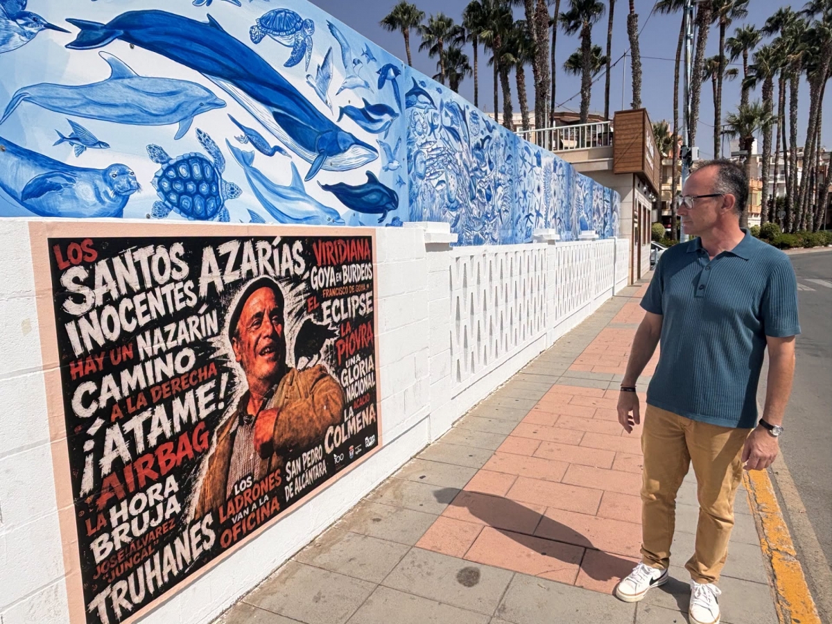 Obra de Espinosa en la plaza Antonio Cortijos