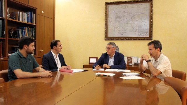 El presidente de la CHS recibe al presidente de la Federación de Municipios de la Región de Murcia