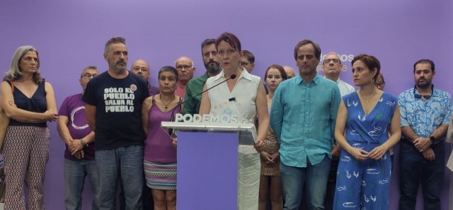 Podemos respalda en bloque a Víctor Egío y recurrirá al Constitucional si se confirma la sanción