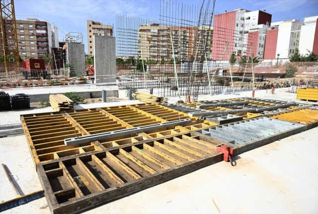 El Ayuntamiento de València avanza en las obras del CEIP Santo Ángel de la Guarda, que estará listo en junio de 2027