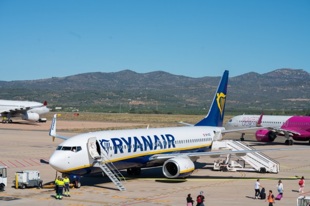 El aeropuerto de Castellón consolida su crecimiento récord: roza los 200.000 pasajeros en los primeros siete meses de 2026