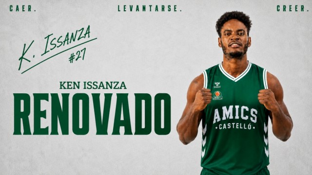 Ken Issanza defenderá la camiseta del Amics Castelló una temporada más