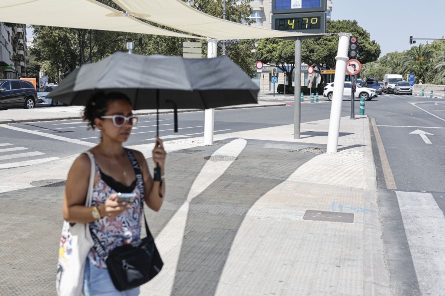 El calor no afloja: las temperaturas máximas marcan 39,5 grados en Pego, entre las más altas de España