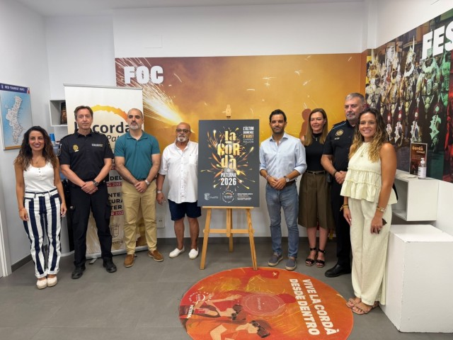 Paterna presenta el primer cartel oficial de la Cordà para impulsar su promoción internacional