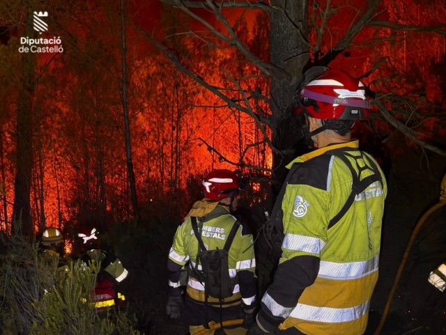 Emergencias activa el nivel 2 por el incendio de Segorbe: presenta tres puntos 