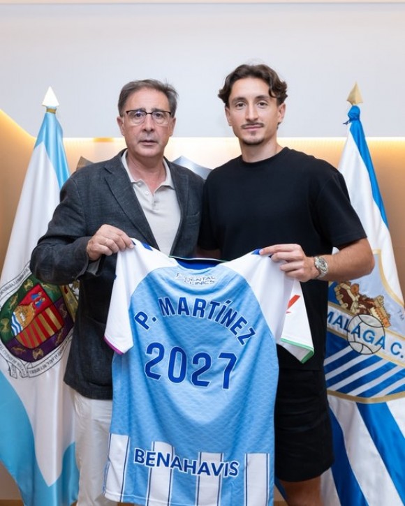 El centrocampista Pablo Martínez, procedente del Levante, ficha por el Málaga