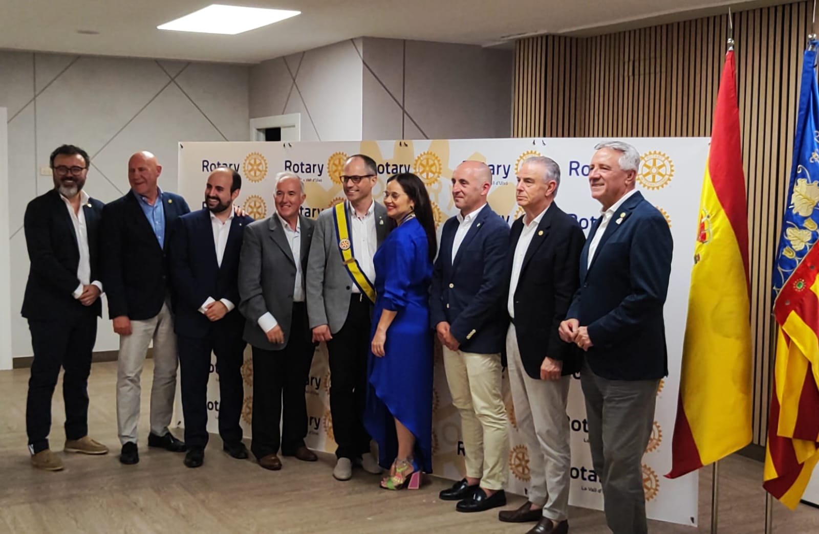 Mónica Gozalbo, nueva presidenta del Rotary Club La Vall d'Uixó en el 20 aniversario de la entidad