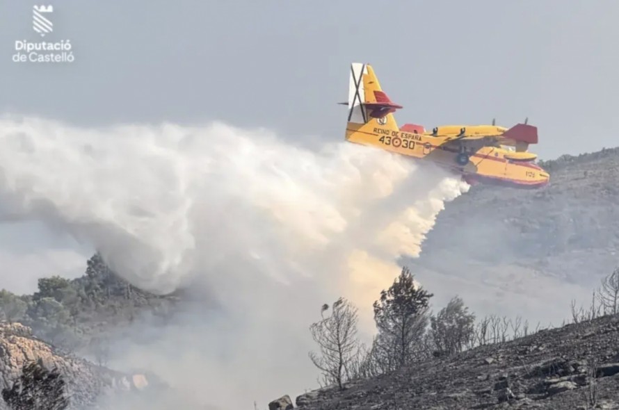 Estabilizado el incendio de Segorbe
