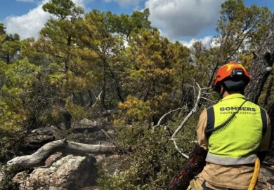 Estabilizado el incendio de la Calderona