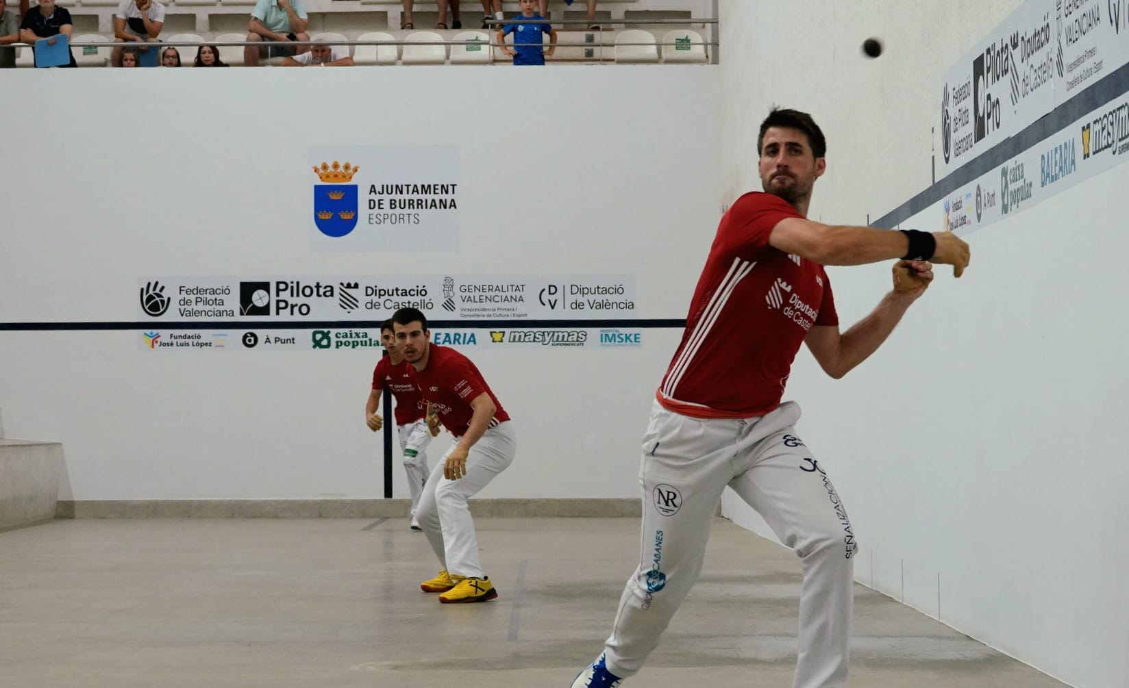 El equipo de Diego, Hilari y Carlos gana la Copa Diputació de 'escala i corda' en Burriana
