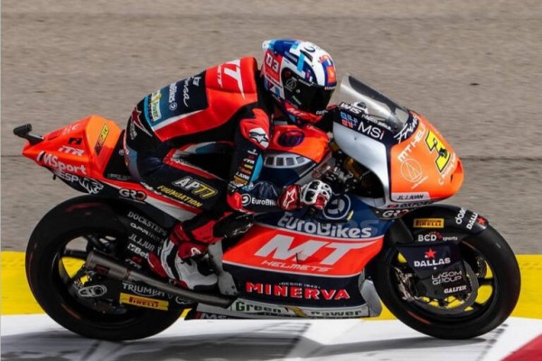 El burrianense Sergio García Dols termina séptimo en Sachsenring y sigue líder del mundial