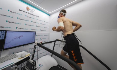 El Valencia Basket pasa la puesta a punto para el inicio de la temporada en el Centro Médico Quirónsalud Mercado de Colón