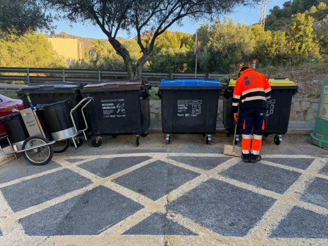 Benicàssim incrementa la recogida selectiva de envases de plástico un 62,15% durante el último año